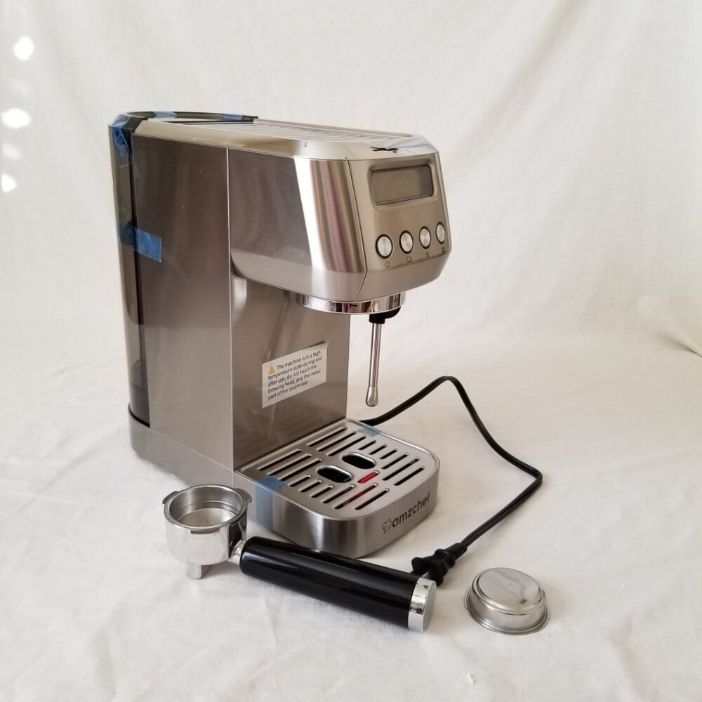 New in Box! Espresso Machine - 20bar, Milk Frother, LCD Control Panel, Adj. Temp - Picture 9 of 16